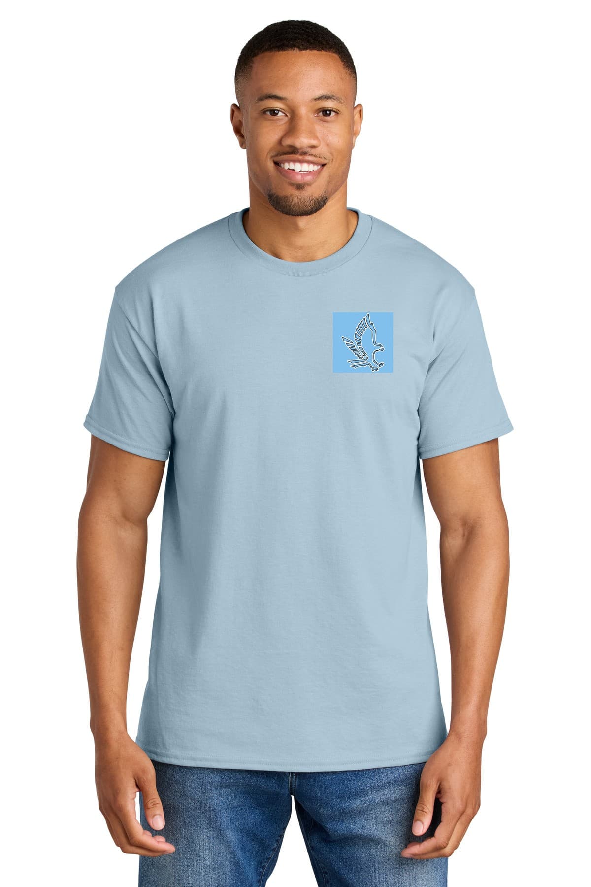 Gildan DryBlend 50 Cotton/50 Poly T-Shirt. 8000