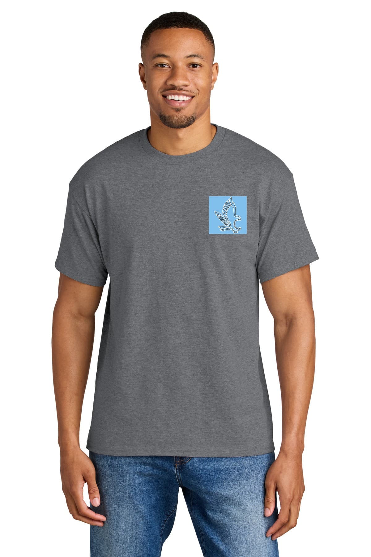 Gildan DryBlend 50 Cotton/50 Poly T-Shirt. 8000